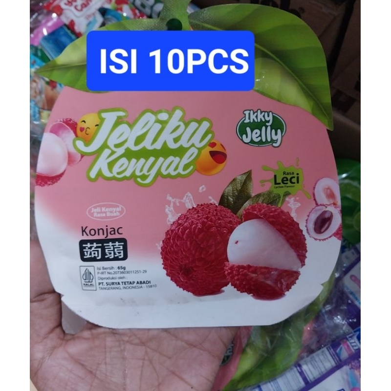 

Ikky Jelly Teliku Kenyal Rasa Leci Konjac ISI 10PCS