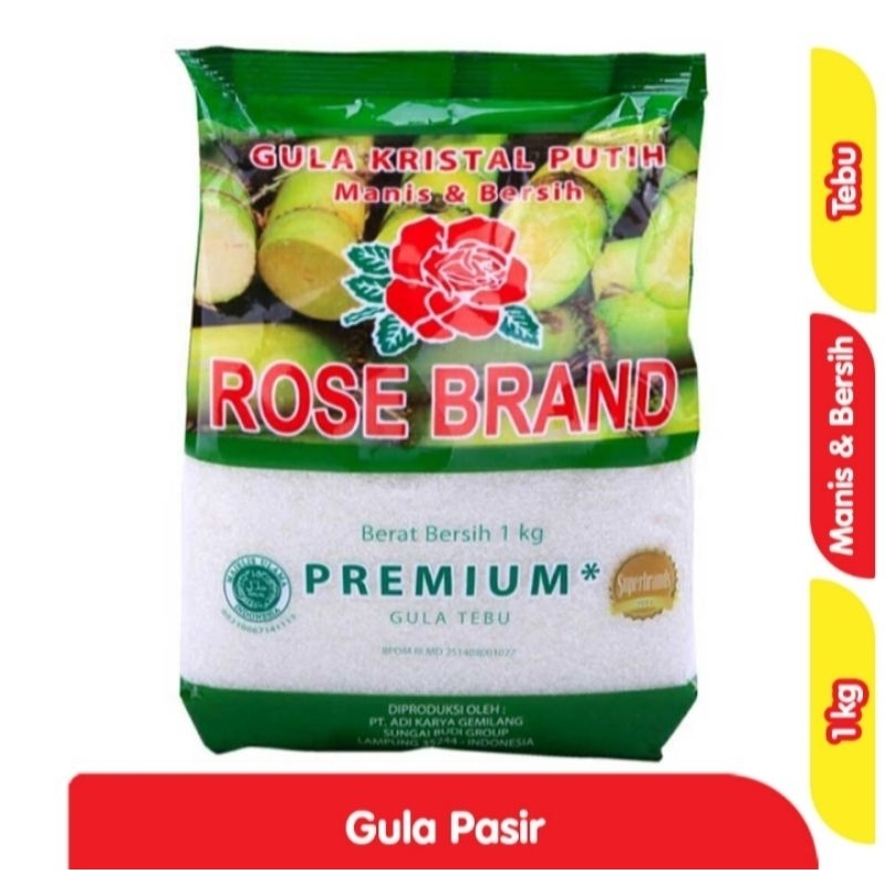 

rose brand gula pasir 1 kg lampung