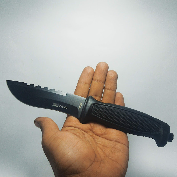 Pisau Survival Columbia 1458A Camping Bushcraft