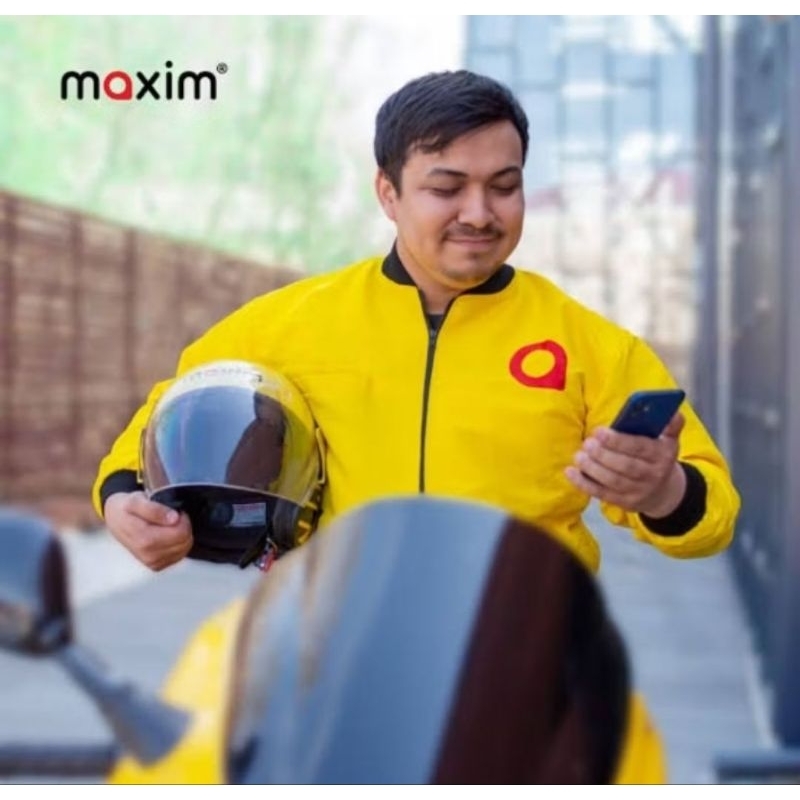 MAXIM - Jaket atribut Maxim driver prioritas ( Maxim Transfortasi Online)