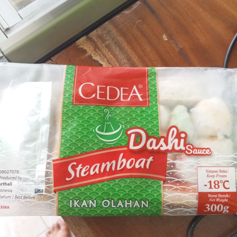 

Cedea Ikan Olahan steambot Dashi 300gr