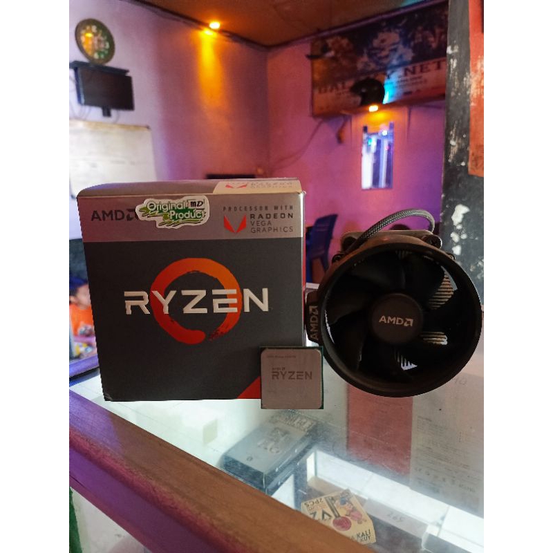 processore AMD am4 ryzen 3 2200g fullset