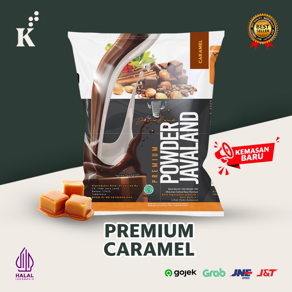 

Bubuk Minuman Powder Drink Premium Caramel Javaland 1 kg