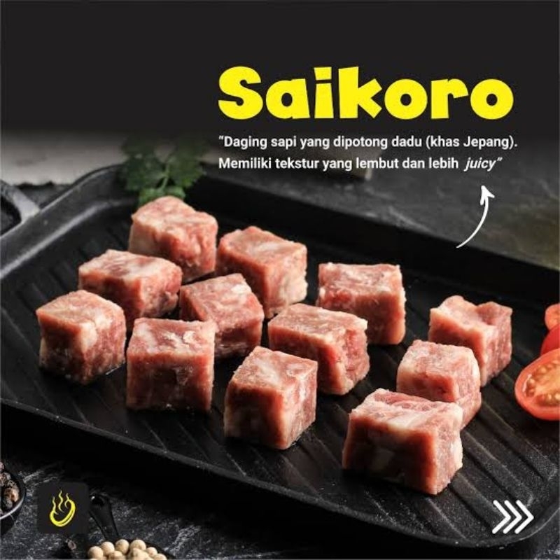 

Sakoro Sapi yang Dipotong Dadu (Khas Jepang)