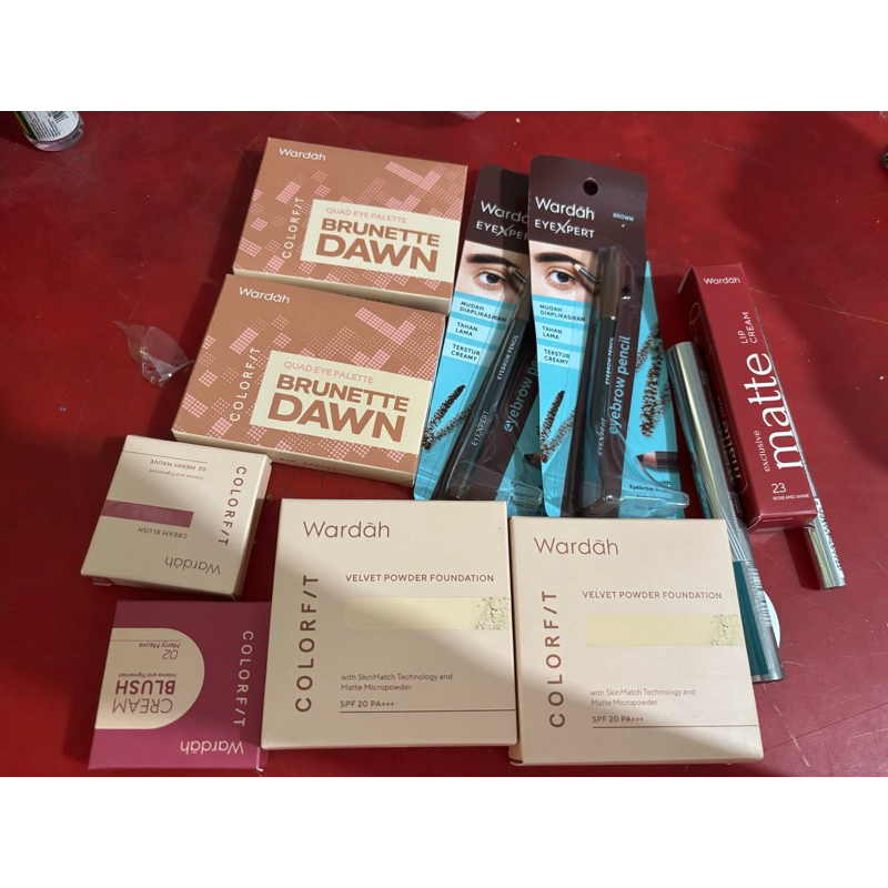 makeup wardah full set