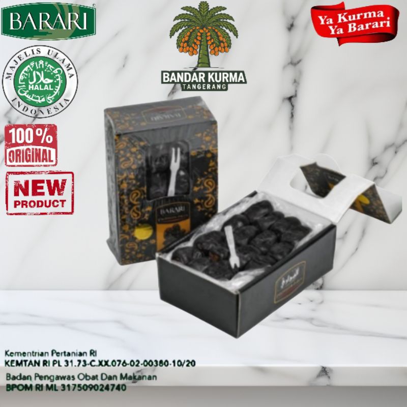 

Kurma Barari Mozafati / Bam / Anggur (Barari Bam)625Gr Iran
