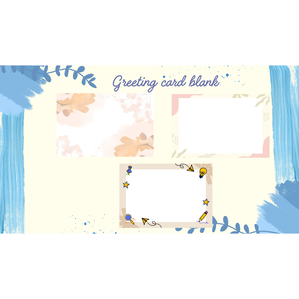 Greeting card blank/ greeting card polos/ Kartu ucapan polos