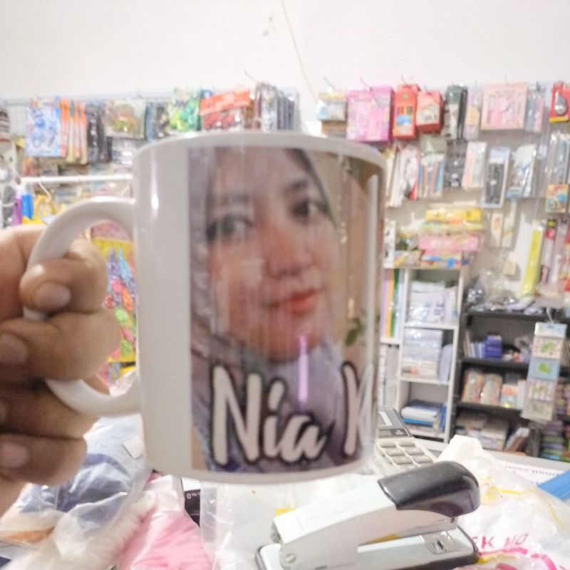 Cetak Mug dengan foto atau design sendiri sublim