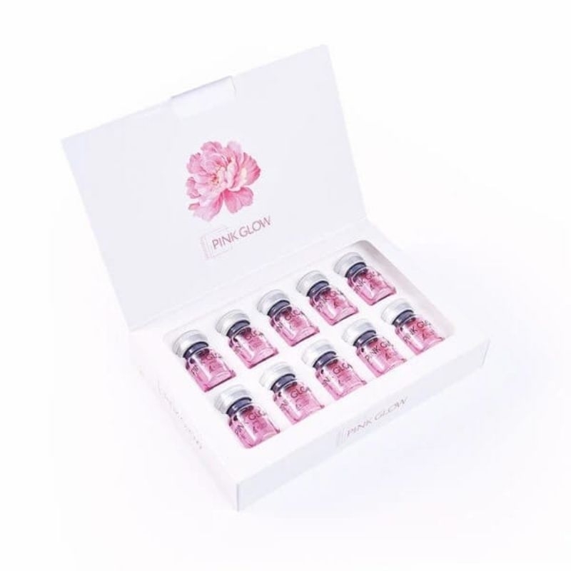 Pink glow serum skin booster korea // Dna salmon  original