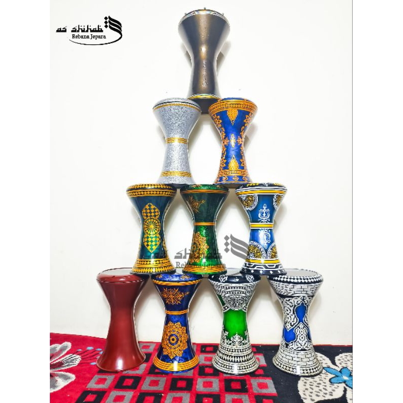 darbuka dumbuk celti  8 in aluminium cor berkualitas original produk
