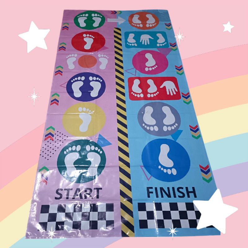 Mainan Edukasi Jejak Kaki dan Tangan 2 x 1 M