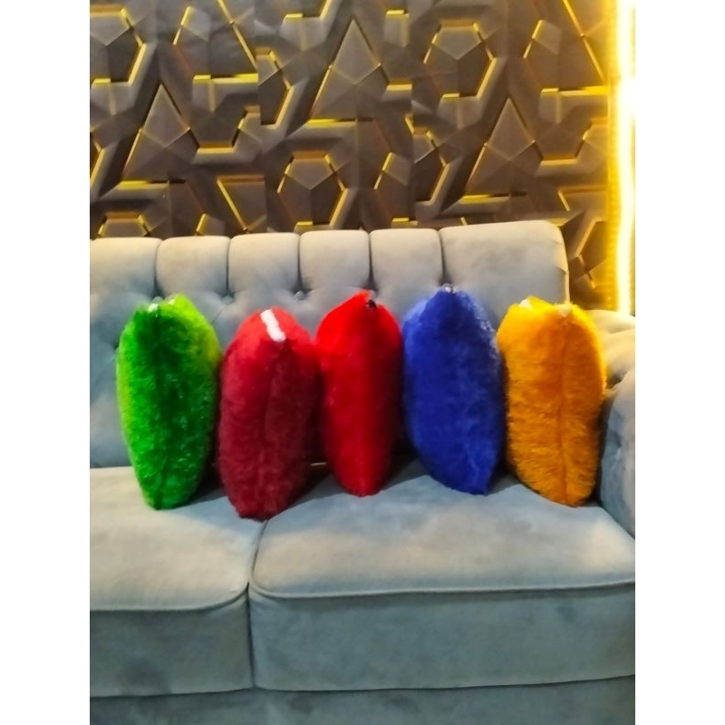 sarung bantal sofa bulu rasfur Kurnia sindo anti rontok uk 35x35