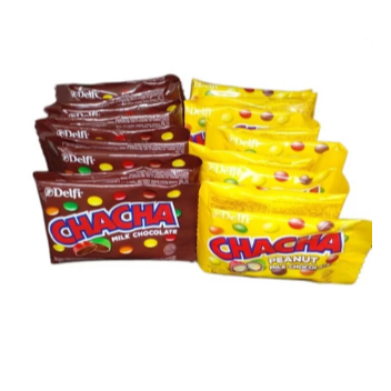 

ChaCha peanut/milkchoclate 5gr - Renceng Isi 10Sachet