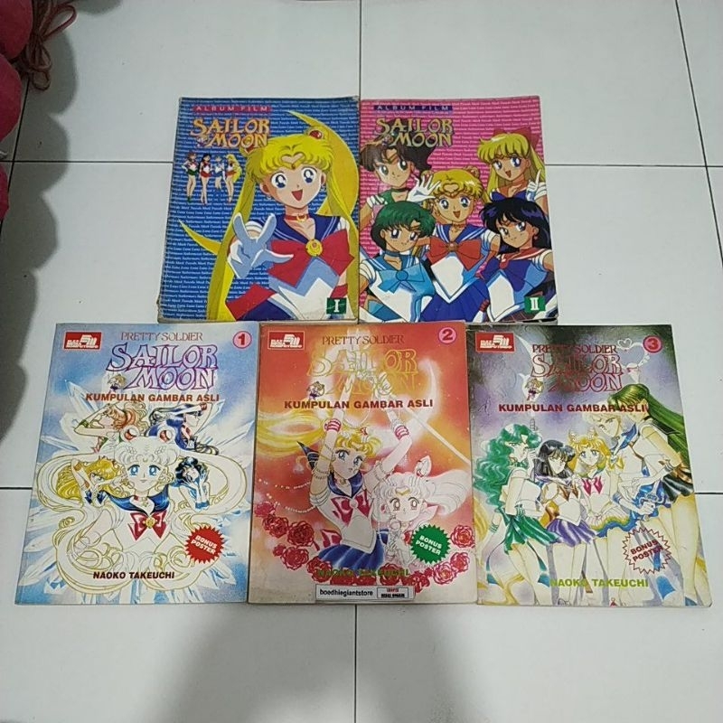 Kumpulan Gambar Asli Sailor Moon 1-3 + Album Film Sailor Moon 1-2, TS
