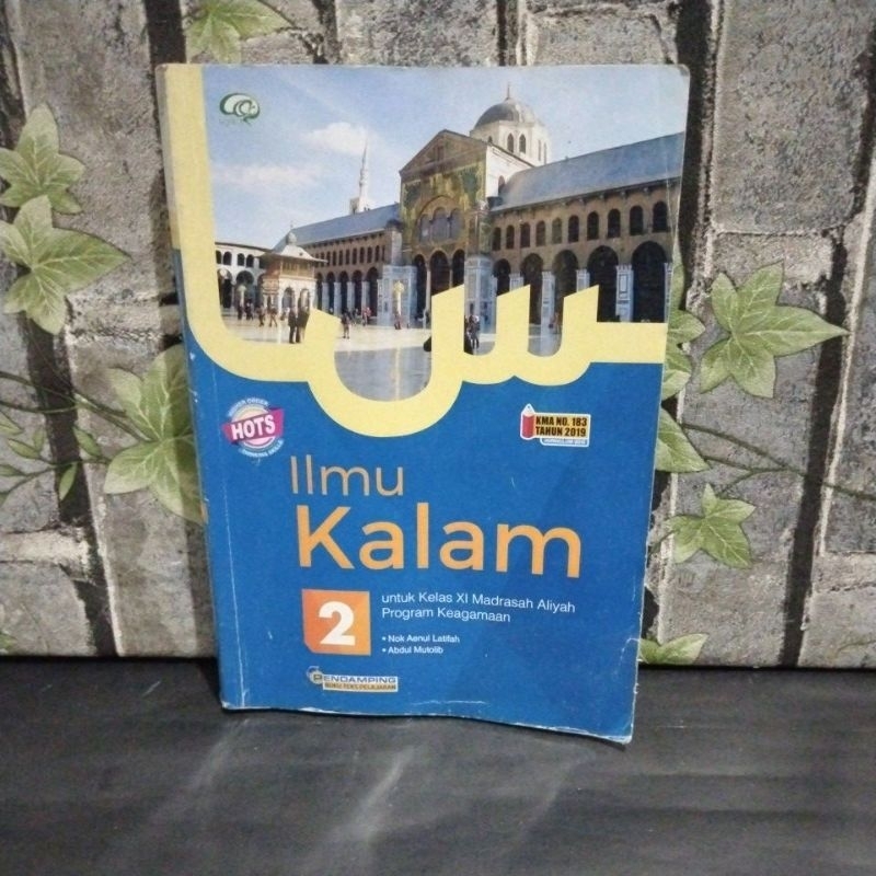ilmu kalam untuk kelas 2 Madrasah Aliyah program keagamaan
