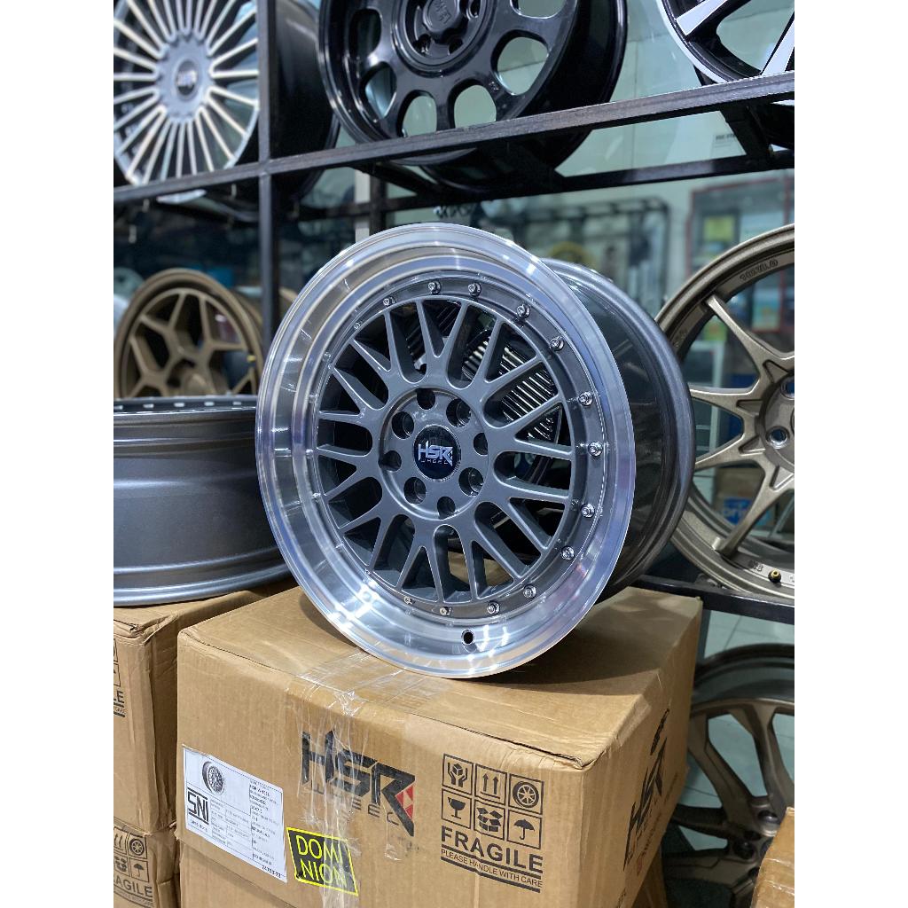 Velg Mobil Ring 16 Baut 4 Hsr Wheel Bahan Alloy Sudah SNI