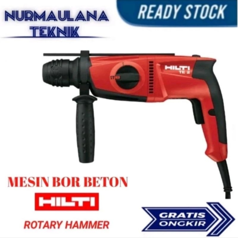 Mesin Bor Beton HILTI TE2 Rotary Hammer Original