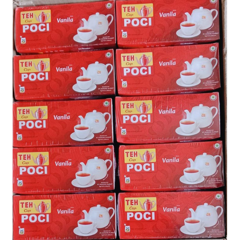 

Teh celup cap poci aroma vanila isi 25 bags