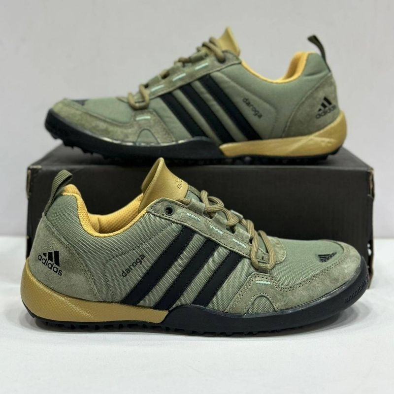 Sepatu pria Adidas Terrex Daroga Plus Camvas olive green