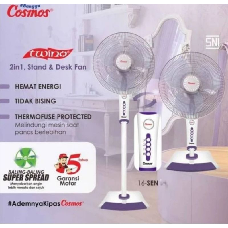 Kipas angin Berdiri Cosmos 16-SEN / Kipas angin cosmos 16 SEN