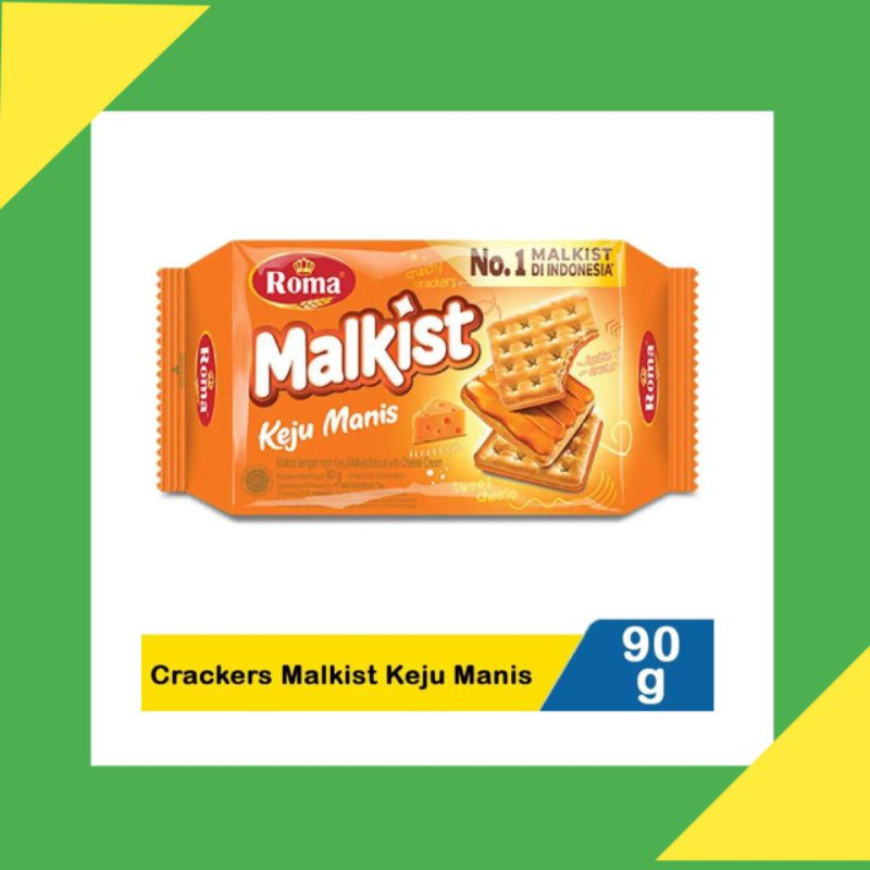 

Roma Crackers Malkist Keju Manis 90G