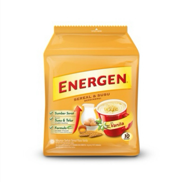 

ENERGEN Minuman Sereal Vanila 10 pcs x 29gr