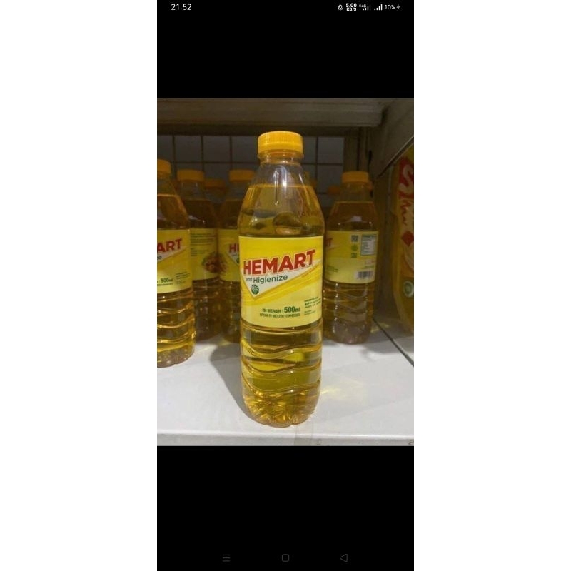 

MINYAK GORENG HEMART KEMASAN 500ML DAN 1L
