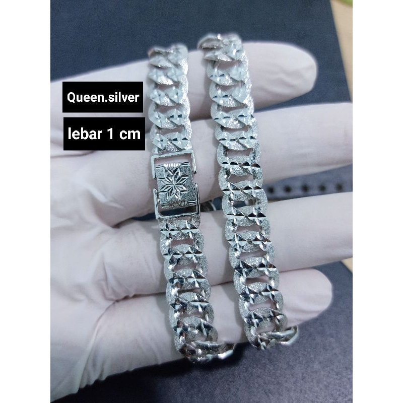 GELANG SISIK NAGA PERAK 925 ASLI