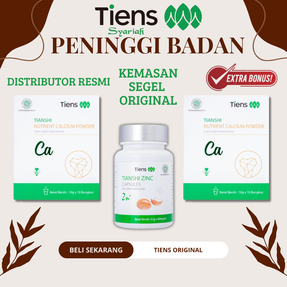 (Promo) Peninggi Badan Terbaik Tiens Original Tiens Syariah