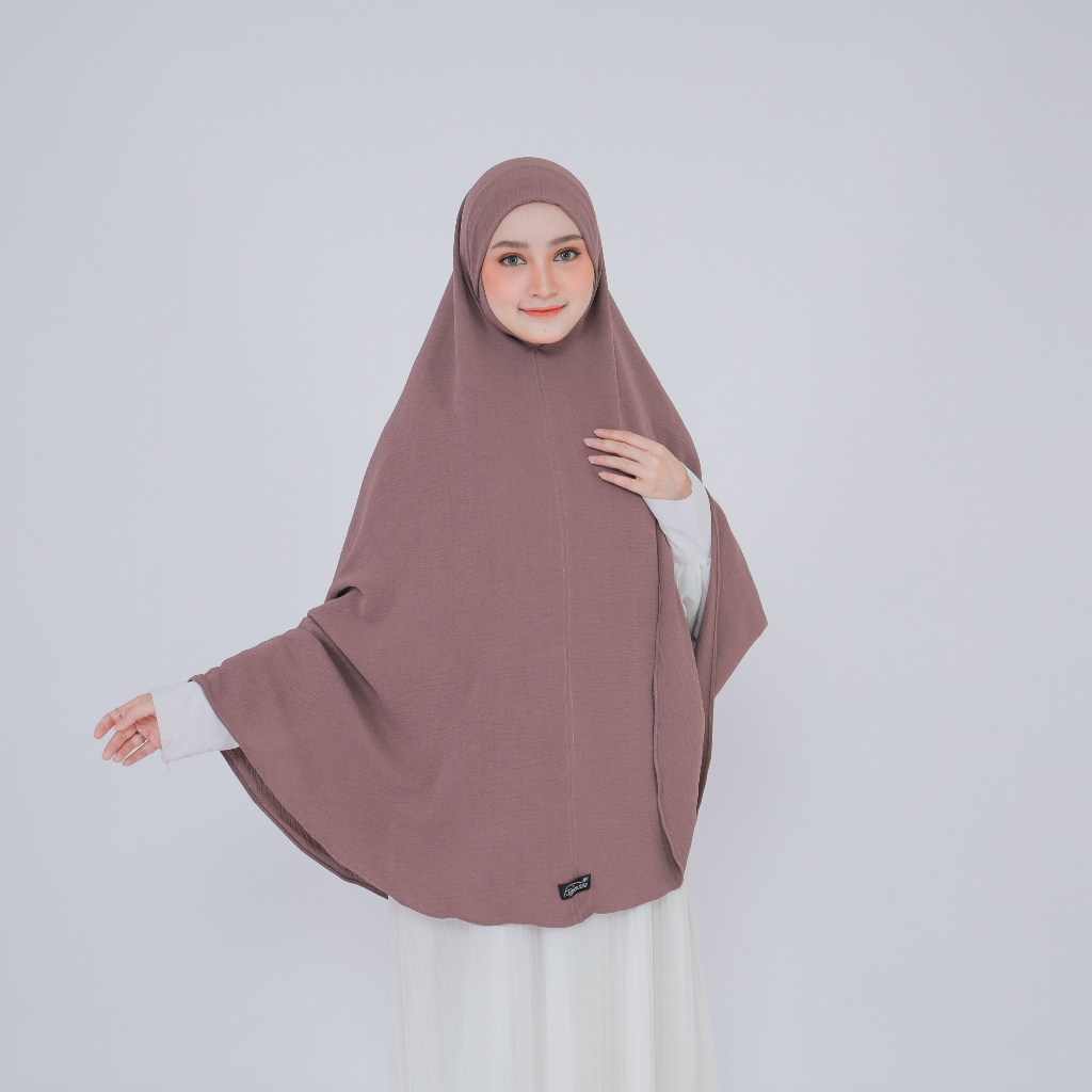 qitystore-hijab dagu malay jumbo/jilbab crinkle dagu/khimar crinkle malay dagu 2xl