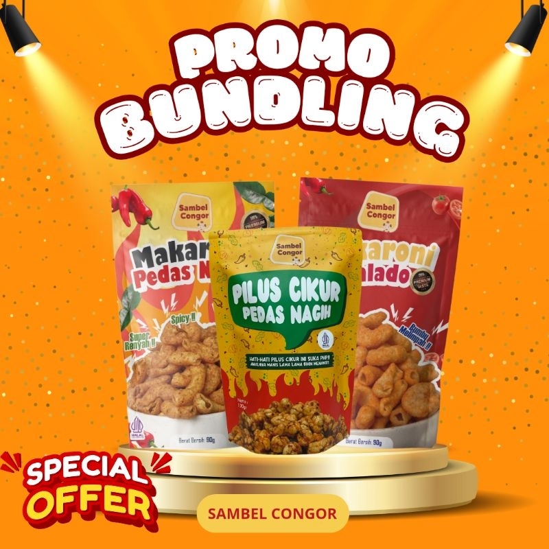 

PROMO Cemilan Pedas isi Pilus Cikur Pedas, Makaroni Pedas Nagih, Makaroni Balado [cemilan enak, jajanan kekinian, snack viral]