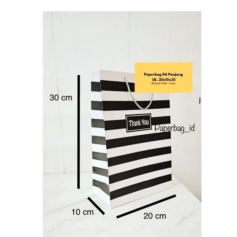 

paper bag motif 20x10x30