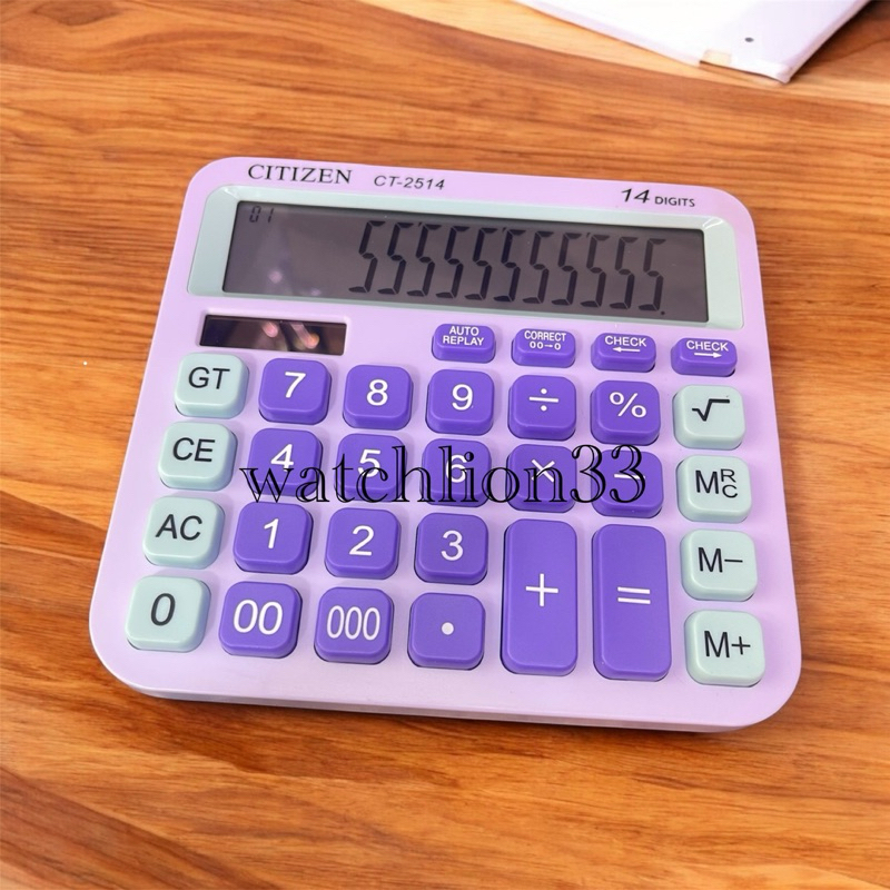 

KALCULATOR CITIZEN 555C 12 DIGIT MEJA WARNA