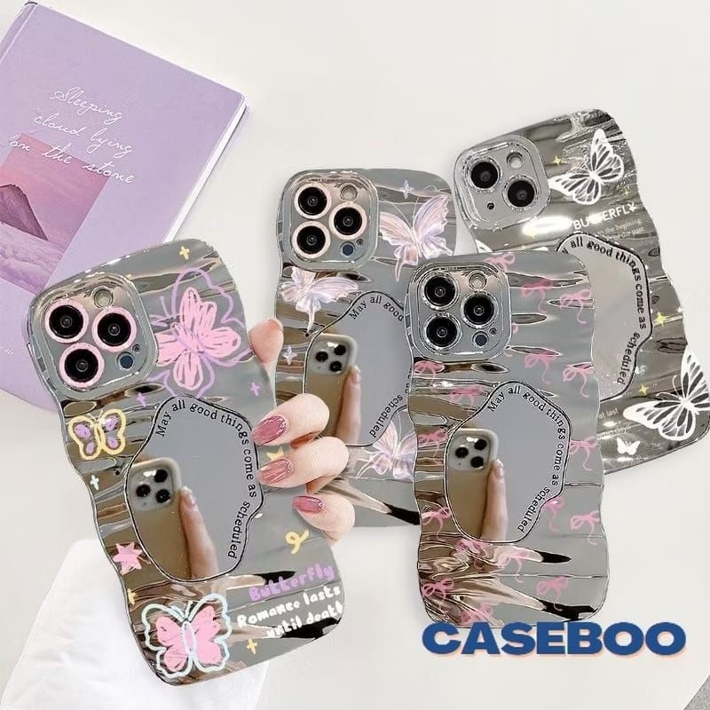 Casing HP Case Android Mirror Kaca Hardcase Untuk HP Infinix Tecno