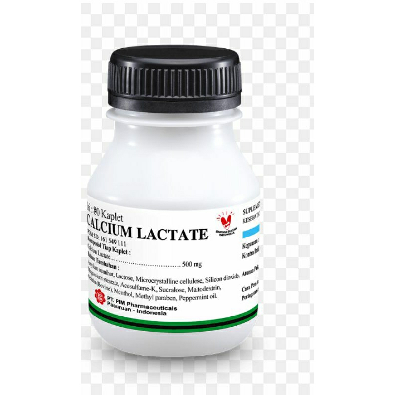 Calcium lactate pim kalsium penguat tulang
