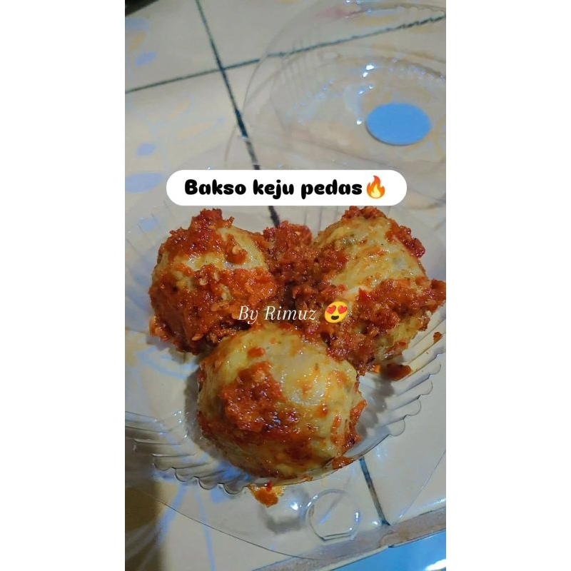 

Bakso Keju Pedas Frozen Rimuz (Isi 3 biji)