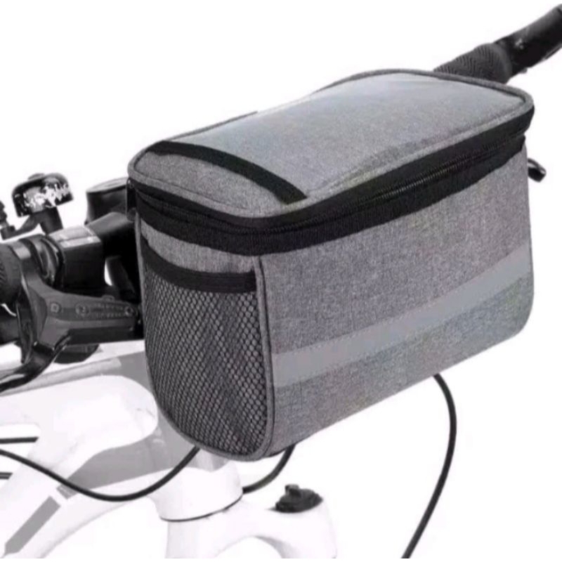 TAS KERANJANG STANG SELI BESAR SEPEDA LIPAT HANDLEBAR BAG MTB