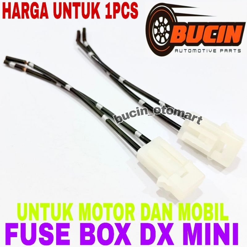 Fuse Box DX Tancap Mini / Rumah Sekring Sikring Mini untuk Motor dan Mobil - Harga untuk 1Pcs