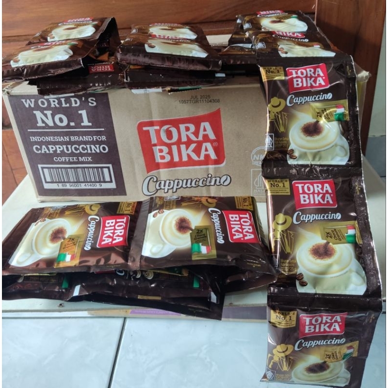 

Torabika Capucino ukuran 25gr - 1dus isi 12 renceng