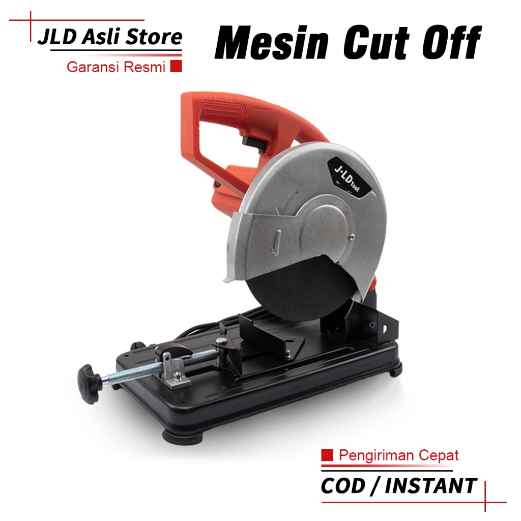 JLD 8" Mesin Potong Besi Cut Off Machine Chop Saw 950W Gergaji Mitra J208 Mesin Potong Tulang Sapi G