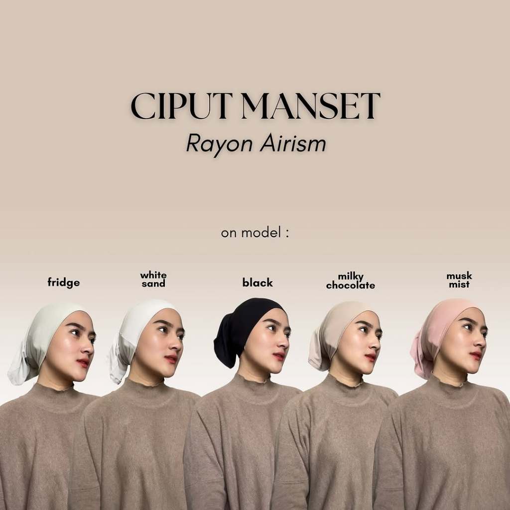 AR Collection257 - Ciput Manset & Ciput Tali Rayon Airism