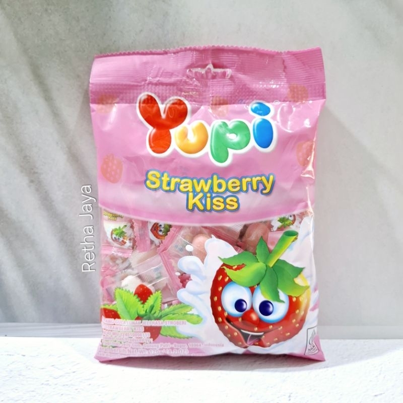 

Yupi Bag Strawberry Kiss 120g