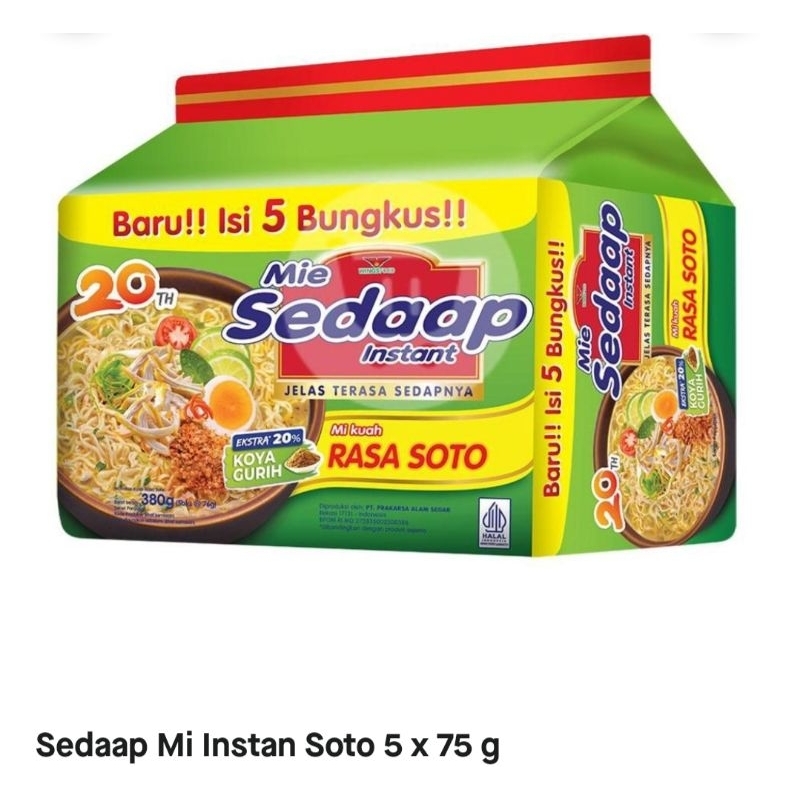 

Mie sedap soto