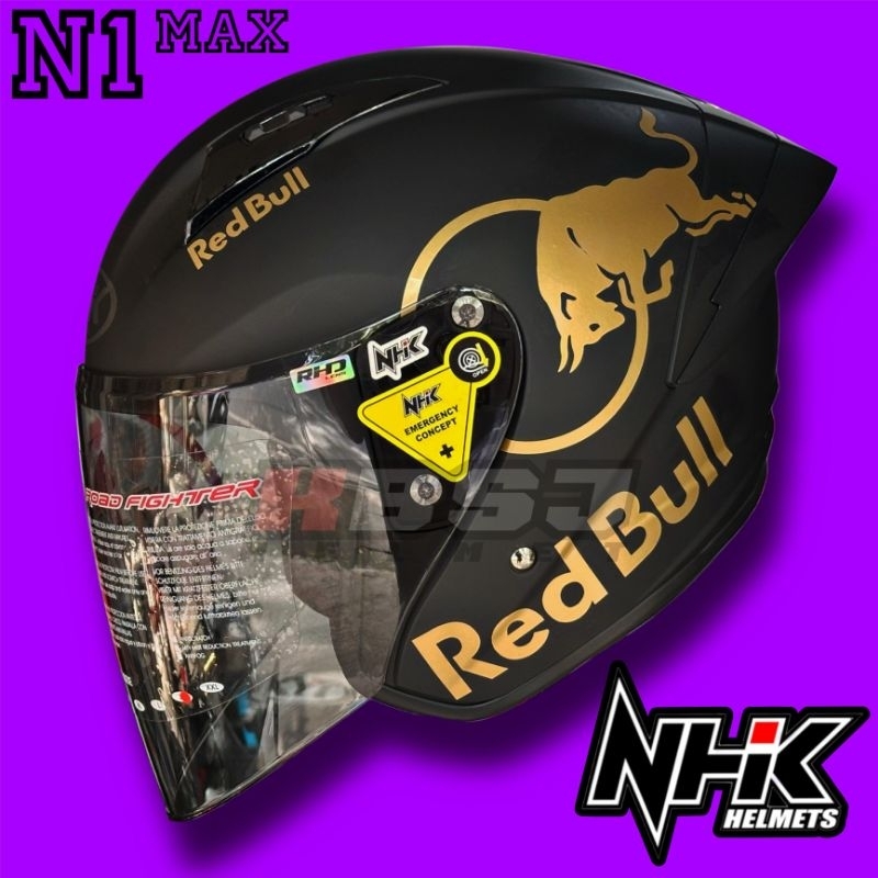 Nhk N1 Max Racing Look Modif Redbull Rhd visor