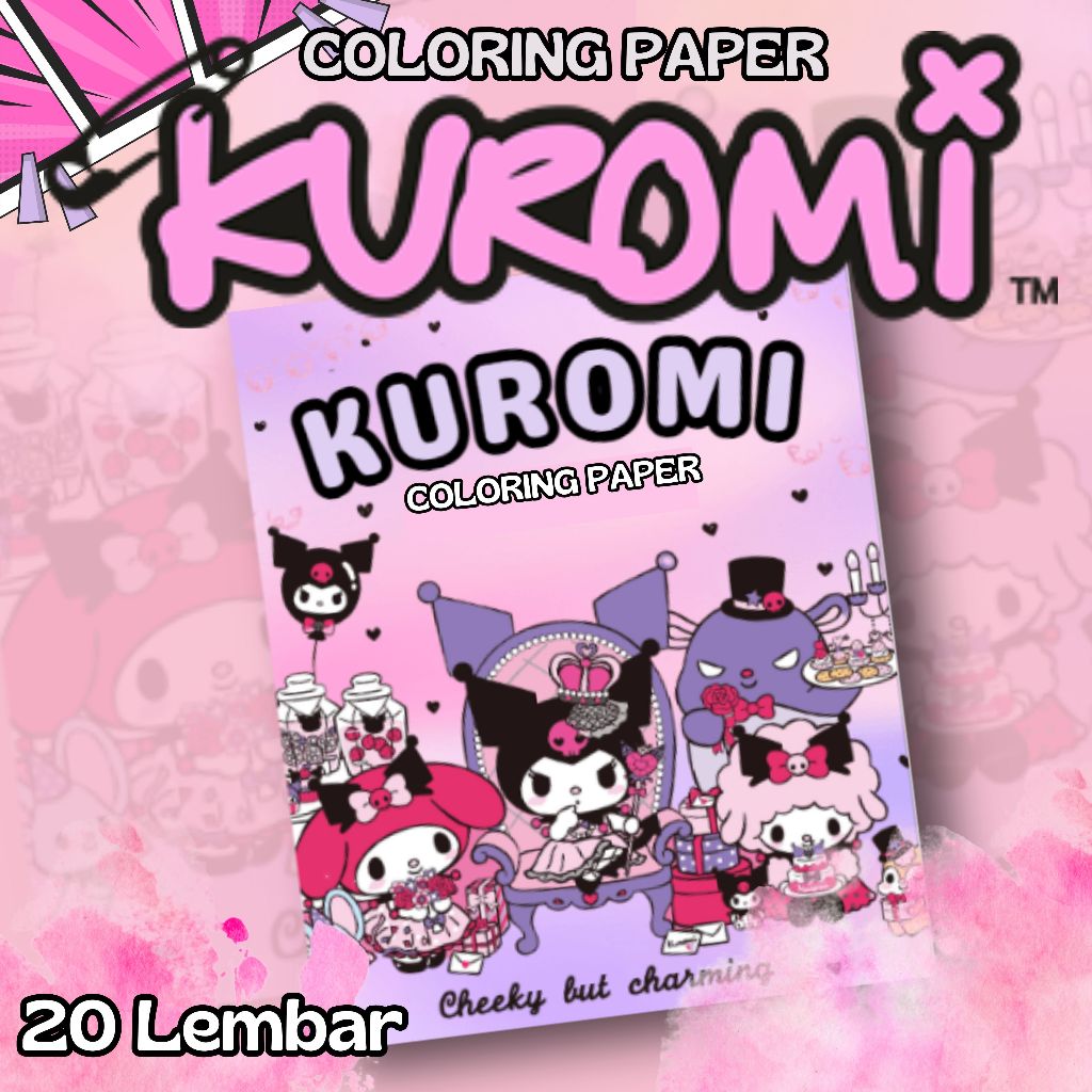 

MEDIA BELAJAR MELUKIS DAN MEWARNAI KUROMI & MELODY LUCU - KERTAS KREATIFITAS MEWARNAI ANAK A4 DENGAN PRINT CETAK BUKAN FOTO COPY - MEDIA WARNA KARAKTER KUROMI MELODI SANRIO HELOKITTY COLORING PAPER PACK - MAINAN CIKARANG