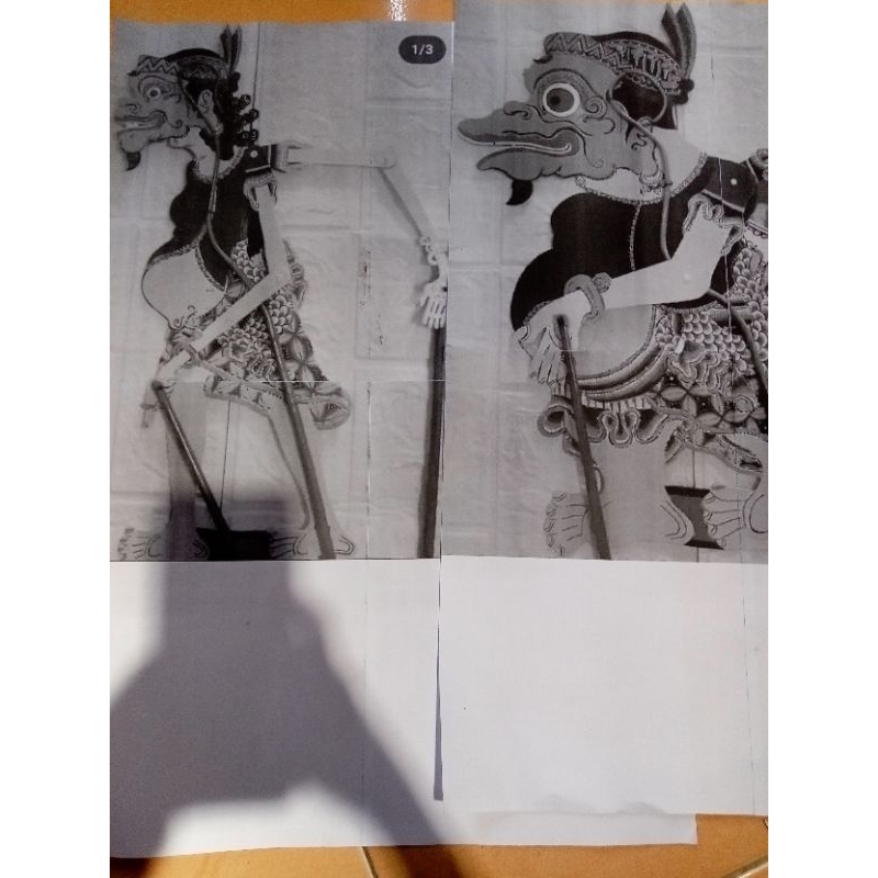 togog bilung gagrak Banyumas, gratis kertas karbon