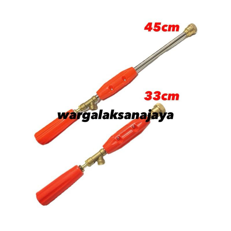Stick Power Sprayer 33CM 45CM Mesin Sanchin | Stik Gun Mesin Steam Cuci Motor, Mobil, dan Lainnya [M