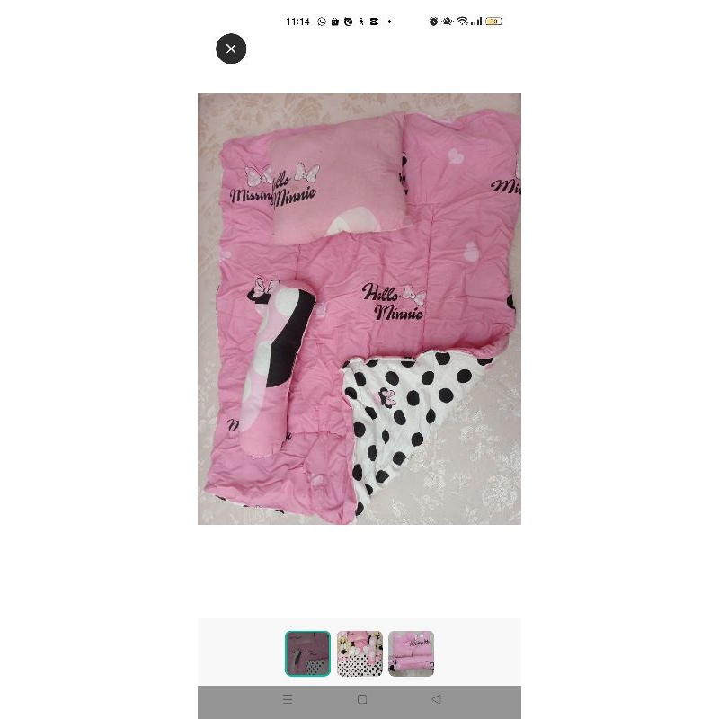 selimut bedding minnie