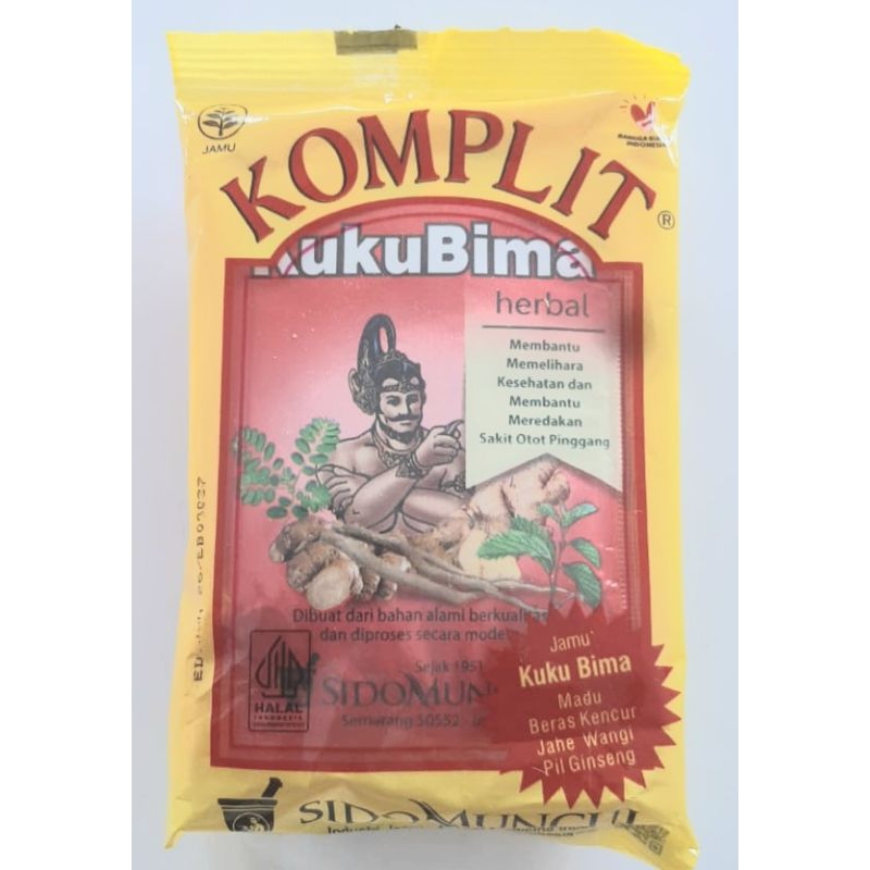 

JAMU KOMPLIT KUKU BIMA SIDO MUNCUL kemasan slop isi 20 pack