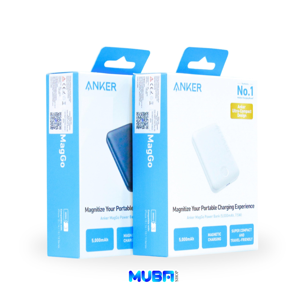 Powerbank Anker 321 MagGo Powercore Magnetic 5K   -MS-
